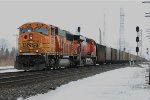 BNSF empty coal train